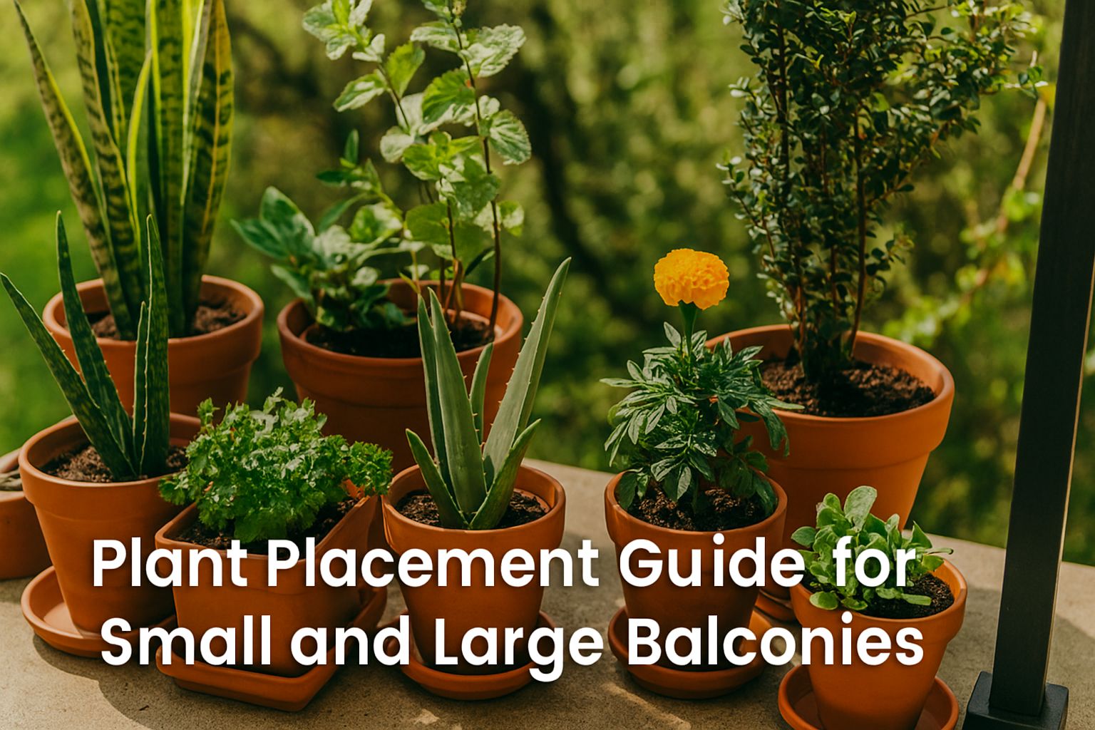 Plant Placement Guide for Small and Large Balconies